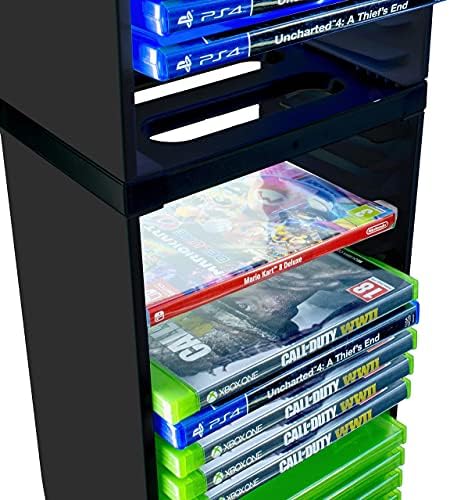 Аџ Универзална Кула За Складирање Игри-Продавници 36 Дискови За Игри Или Блу-Реј-Решетка За Држачи ЗА ИГРИ ЗА PS4, PS5, Xbox One,