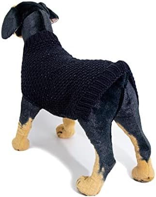 Ganfanren рефлектирачки плетени кучиња џемпер зимска облека за палто за миленичиња