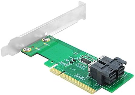 PCIe X8 до 2-порта U.2 NVME адаптер