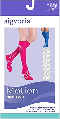 Сигварис машки &засилувач; Женски Движење Висока Технологија Траверс 412С Чорапи За Компресија На Затворени Прсти Високи До Колена-Високи