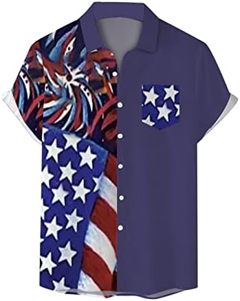 Бмисегм Машки Кошули Знаме На Денот На Независноста На Мажите 3д Дигитално Печатење Персонализирано Модно Копче За Ревер Т Менс Леопард Печатење