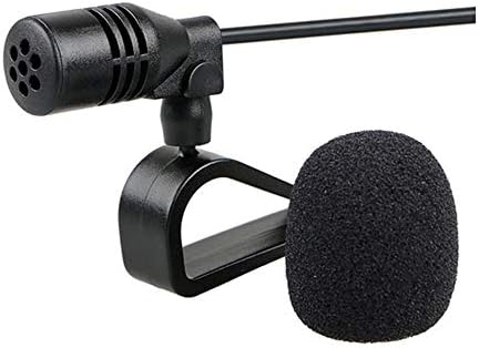 Микрофон за автомобил Linhuipad Car 2,5 mm Надворешно склопување на микрофон компатибилен со Pioneer DVD Navigation GPS овозможена главна