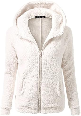 Lightha oopичан џемпер, женски памук патент надвор од зимска топла волна јакни