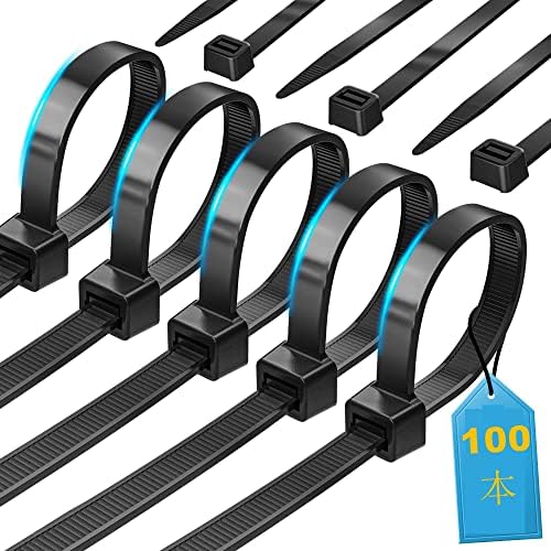Најлонски кабелски врски 100 парчиња должина 80мм/100мм/150мм/200мм/250мм/300мм/370мм/400мм/500мм/600мм/650мм/760мм Трајни