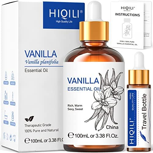 Есенцијално масло од ванила и цимет, чиста природна терапевтска оценка за дифузер, масажа, нега на кожата, правење свеќи - -3,38