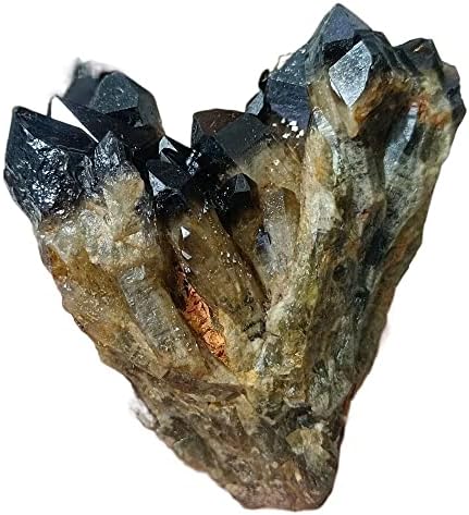 Jongia Природна црна кристална руда кластер енергетски камен домашна канцеларија декорација подарок минерал реики заздравување