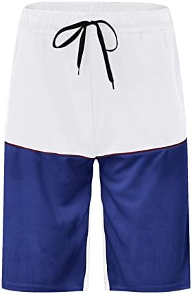 Mens Suits Mens Summer Splice сет случајно спортски сет мраз свилен тенок фит маица со кратки ракави