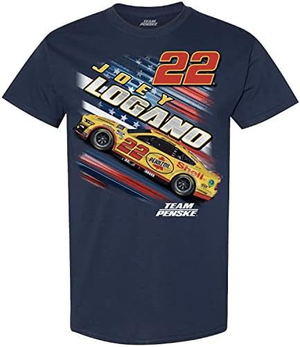 Checked Flag Sports Kyle Busch 2023 Patricor Cheddar's Patrical Fuel T-Mhirt Blue Blue