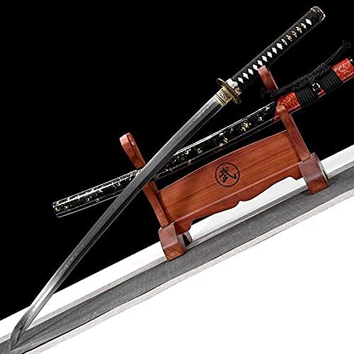 GLW рачно изработен меч Spada gipoponese katana di alta qualità t10 acciaio argilla temperato samurai fatto a mano full tang blade