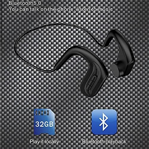 Bluetooth Слушалки Преку Слушалки За Спроводливост На Ушната Коска, Bluetooth 5.0 Безжични Спортски Слушалки Со Отворено Уво, IP68 Водоотпорен,
