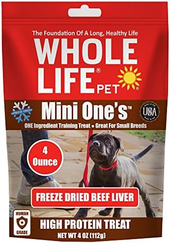 Mini Mini PET - црниот дроб на говедско месо се третира за мали кучиња или тренинзи за тренинг за кое било куче, човечко одделение, една состојка,