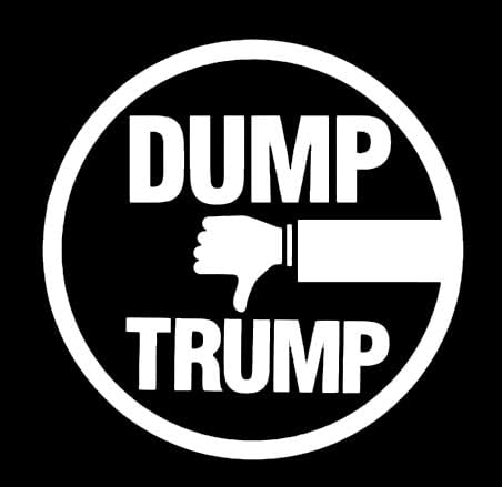 Dump Trump Makarios LLC | Автомобили камиони Ванс wallsидови лаптоп mkr | Бела | 5,5 x 5,5 | MKR792
