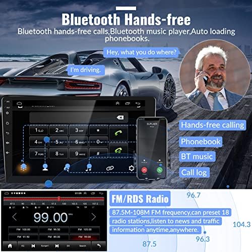 Автомобил Стерео За Хјундаи Соната 2010-2015 Радио, Андроид 11 Главна Единица Со Apple Carplay Android Auto, 9 Екран На Допир Автомобил Стерео