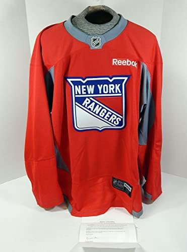 Њујорк Ренџерс Игра Користи Црвениот Пракса Џерси Рибок НХЛ 58 ДП29905-Игра Користи Нхл Дресови