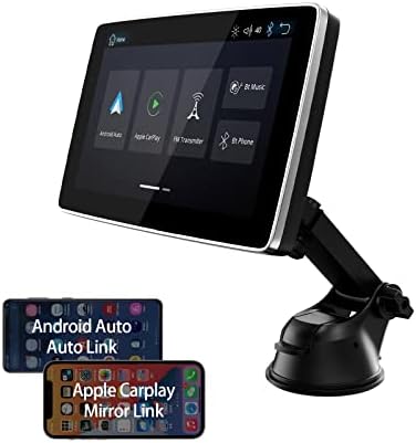 DriveLink Најновиот Пренослив Екран За Репродукција На Автомобили со Безжичен Apple Carplay, Android Auto, AirPlay , AutoLink - 2023 Dash