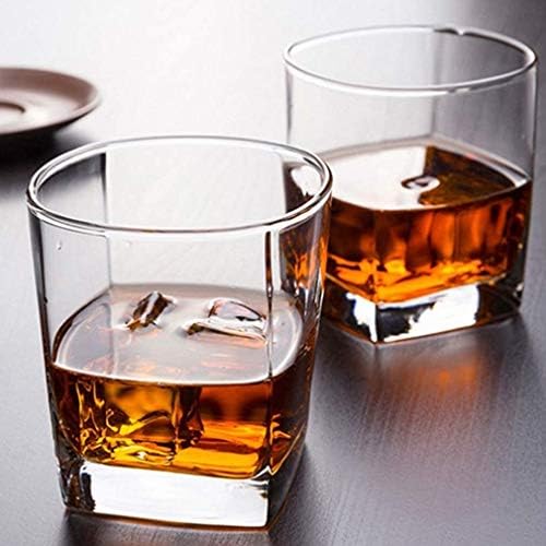 Сет за виски стакло од 4, чаши од бурбон за старомодни коктели, очила од шкотски, совршени карпи за стакло