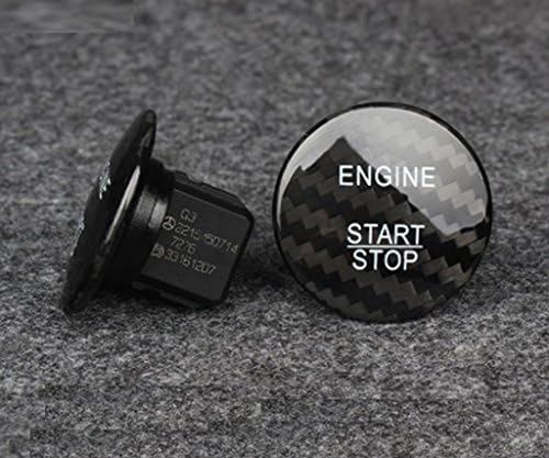 Eppar Ново Копче За Стартување На Јаглеродни Влакна Капак 1pc ЗА МЕРЦЕДЕС БЕНЦ ГЛС-Класа -2019 GLS350 GLS400 GLS500