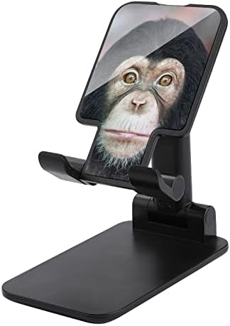 Шимпанзо лице прилагодлив за мобилни телефони држач за преклопни преносни таблети држач за канцелариски патнички фармерки црни стил