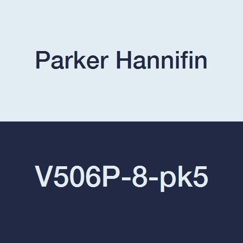 Паркер ХАНИФИН V506P-8-pk5 Индустриски Топчест Вентил, Месинг, Тефлонски Печат, Вграден, 3/4 -16 Женска Права Нишка x 3/4 -16 Женска