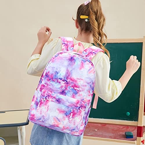 Комтоп ранец за девојчиња Девојки училишен ранец со ручек кутија за предучилишна градинка за книги во градинка