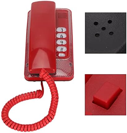 Телефонски кабел за десктоп, преносен wallид поставен фиксни, со редицијална брза функција на блиц, кабелски телефони за канцеларија за домашни