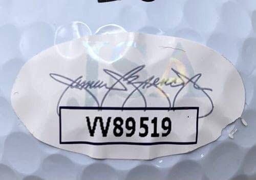 Xander Schauffle потпиша лого за лого на Рајдер Купот Golf JSA - автограмирани топки за голф