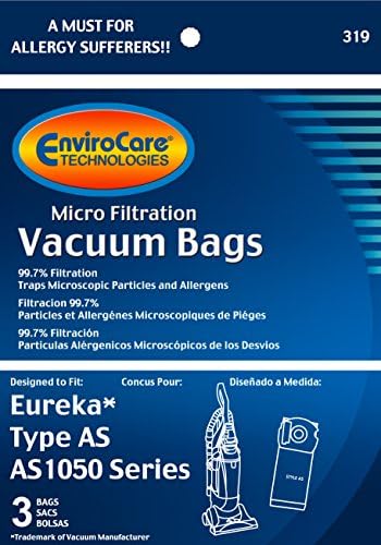 Замена на EnvIrocare, микро филтрација вакуумски кеси дизајнирани да одговараат на Еурека како исправени 3 пакувања