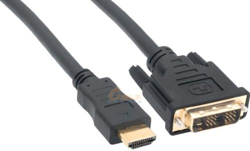 Водач на кабел HDMI до DVI-D единечна врска машко до машки кабел
