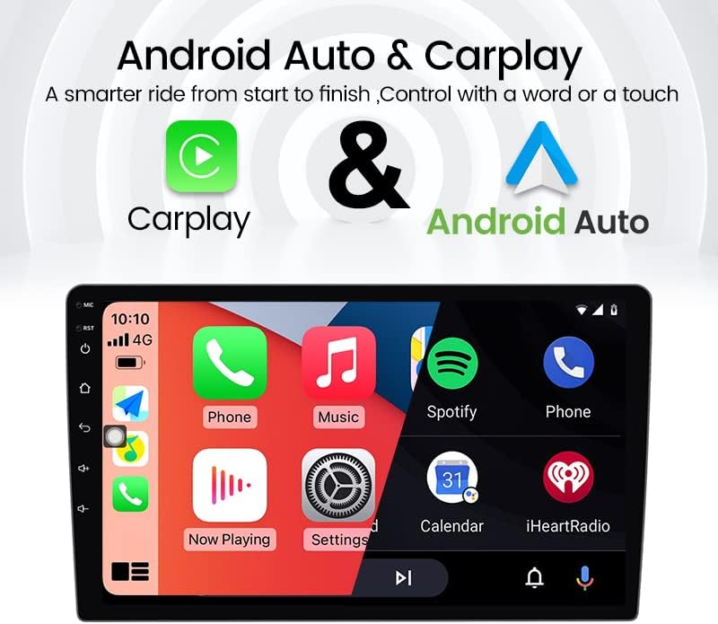 Android 11 Автомобил Радио Стерео За Toyota Hilux 2015-2020, Biorunn 10.1 Инчен Окта Јадро Автомобил GPS Navi Безжичен Carplay Android