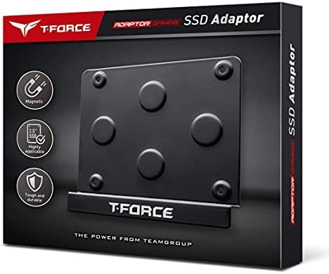 Teamgroup T-Force SSD Адаптер 2.5, Држач За Монтирање, Дизајн На Магнетна Привлечност За Лесно Поставување, Внатрешен Погонски Метален