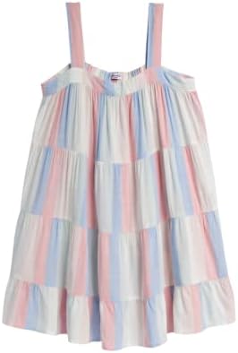 Прекрасен Девојки Бонбони Розова Лента Секојдневен Фустан