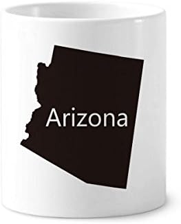 Аризона, Соединетите држави на Америка, мапата за четка за заби, држач за пенкало за керамички штанд со молив