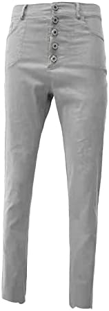 HDZWW на отворено плус големина на заштитени фармерки дами цврсти топли зимски елегантни пакувања Zipoff Bodcon дебели со џебови