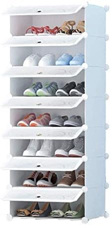 WSZJJ Едноставен решетка за чевли, пластичен кабинет за чевли Едноставен модерен ходник за домашни чевли за складирање на чевли