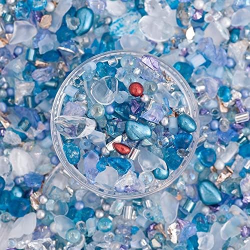200g/торба 24 стилови Различни форми Сјајни камења мешаат стакло кристални скапоцени камења Rhinestones за DIY 3D Charm Manicure Design