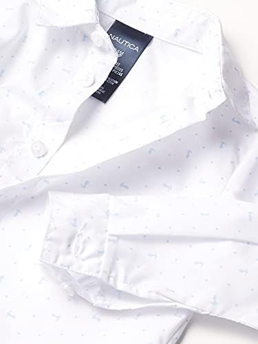 4-парчен сет на Baby Baby Baby Boys со кошула за фустани, елек, панталони и вратоврска