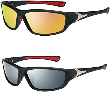 ЈЕИН Поларизирани Спортски Очила За Сонце Возење Бејзбол Возење Велосипед Трчање нијанси За Мажи Ув400 Заштита