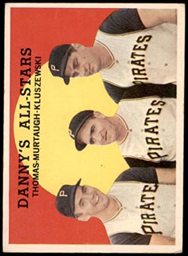 1959 Топс 17 Ол-starsвезди на Дани Френк Томас/Тед Клушевски/Дани Муртауг Питсбург Пирати ВГ Пирати