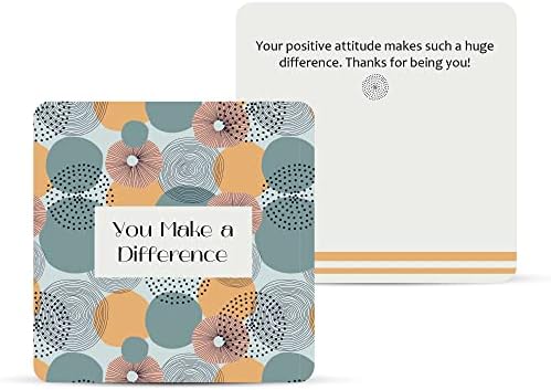 Деси 60 Ќе Се Направи Разлика Инспиративни Картички Со коверти &засилувач; Појавување На Печати. 60 Пост-Тоа Белешка Големина Мотивациони