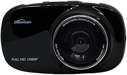 Генерички Carmaxer целосна HD цртичка камери за автомобили со 2.7 инчен Lcd екран Црна
