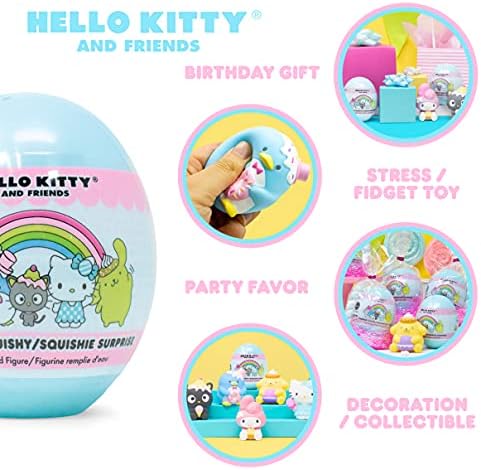 Hamee Sanrio Здраво Кити и пријатели [Изненадување слепа капсула] Симпатична вода исполнета со незгодна играчка [торби за подароци