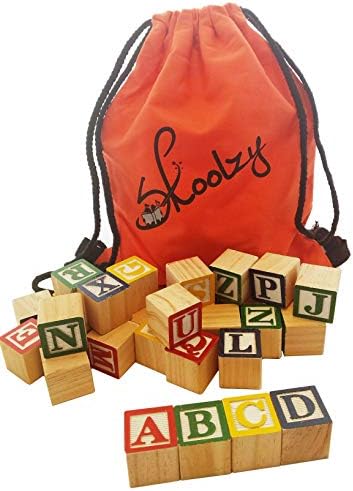 Скулзи АБЦ Дрвени Блокови За Мали Деца-Штипка Одбор Дете Редење Играчки