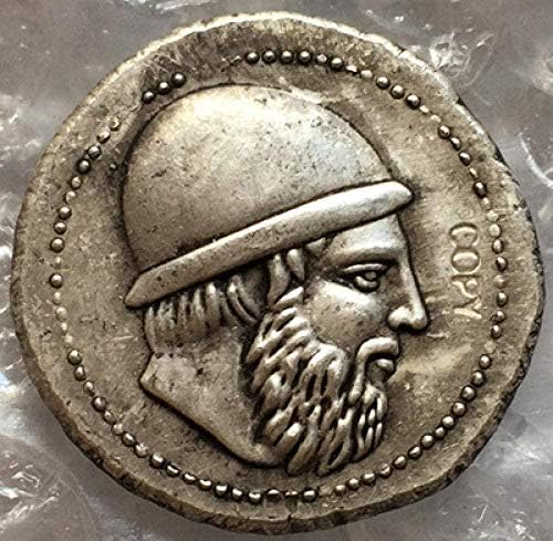 Предизвик Тип На Монета:6 Грчки Копија Монети Неправилна Големина Копија Орнаменти Колекција Подароци Монета Колекција