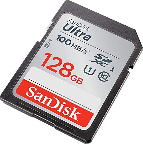Sandisk 128gb SDXC Sd Ултра Мемориска Картичка Работи Со FUJIFILM XF10, X100F, X100T, X100S, X100 Дигитална Камера Пакет Со Сѐ, Но Stromboli