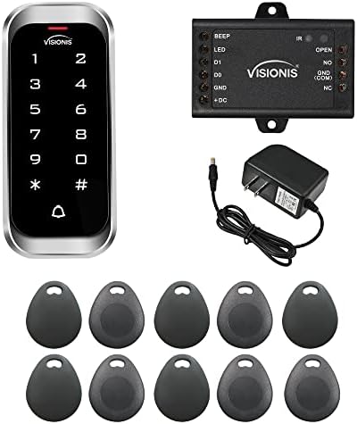 Visionis FPC-5680 VIS-3003 Control Control Indoor + Outdoor Nated IP68 Metal Keypad + Reader Standalone со Mini Controller + Wiegand