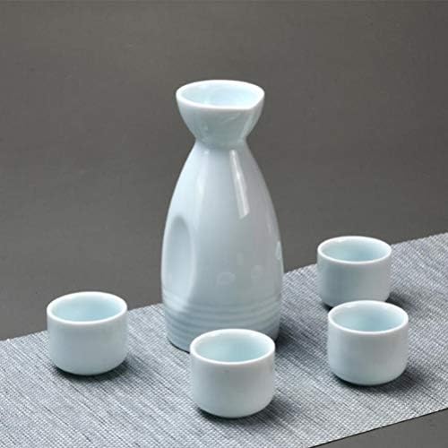 Хемотон чаша чај котел 5 парчиња јапонски стил, кој служи керамика чај вино шише сад сад чај чајник керамички чај чаши јапонски чаши чај