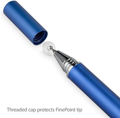 Boxwave Stylus Pen Компатибилен со Astell & Kern Kann Max - FineTouch капацитивен стилус, супер прецизно стилус пенкало за Astell & Kern Kann Max - Lunar Blue