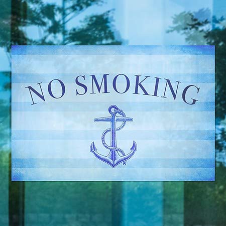 CGSignLab | „Без пушење -аутични ленти“ прозорецот за лепење | 30 x20