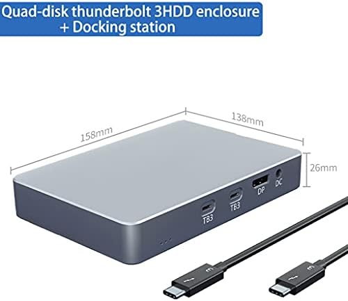 DLOETT M. 2 Двоен Диск NVME HDD Комплет 3 Докинг Станица Тип C ДО USB 3.0 Хард Диск Кутија