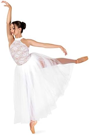 Обвинувања на телото женски балетски халтер романтичен туту фустан, LC211BKSCXS, црн/црвен, XS